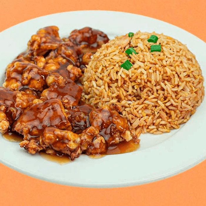 Menú Chi Jau Kay + Gaseosa