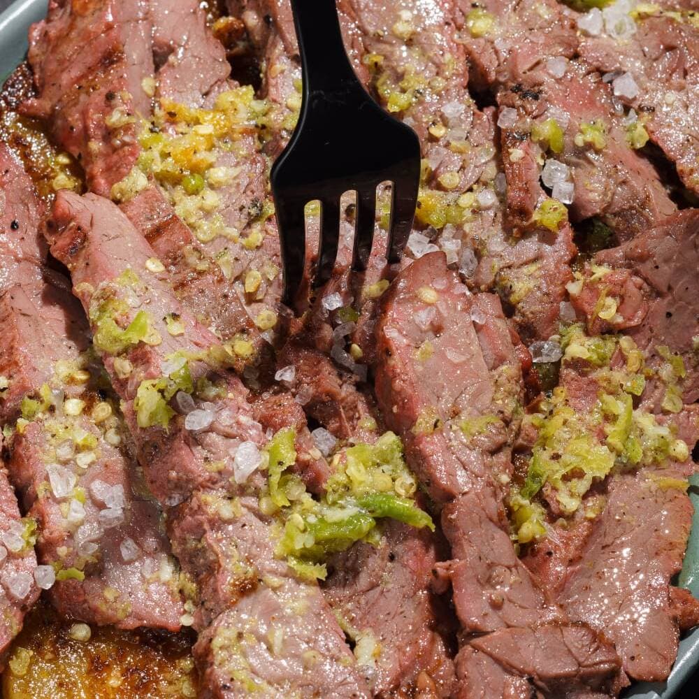 Arrachera en Salsa de Chile Chilpaya 500gr