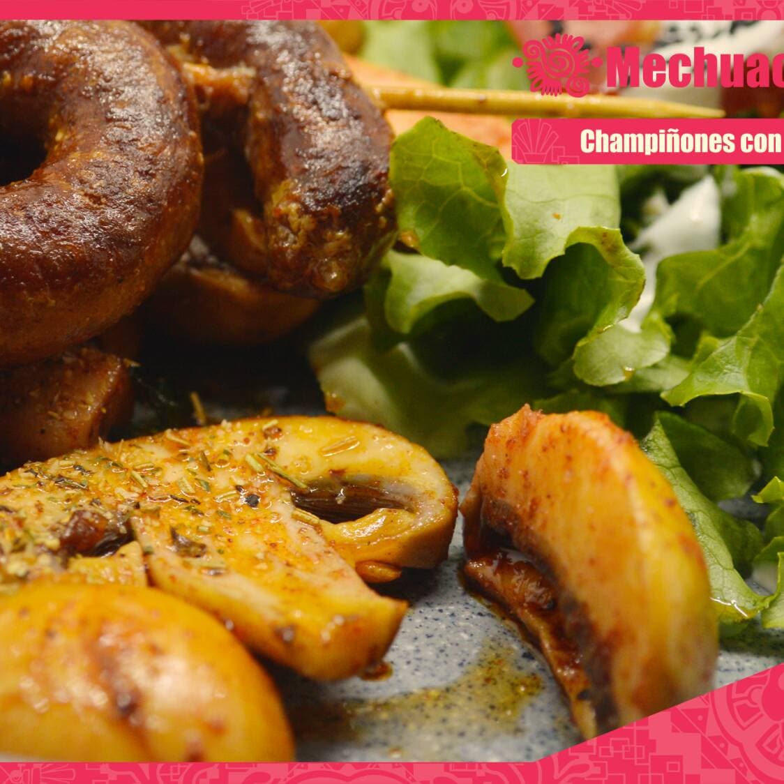 Champiñones al ajillo con chistorra