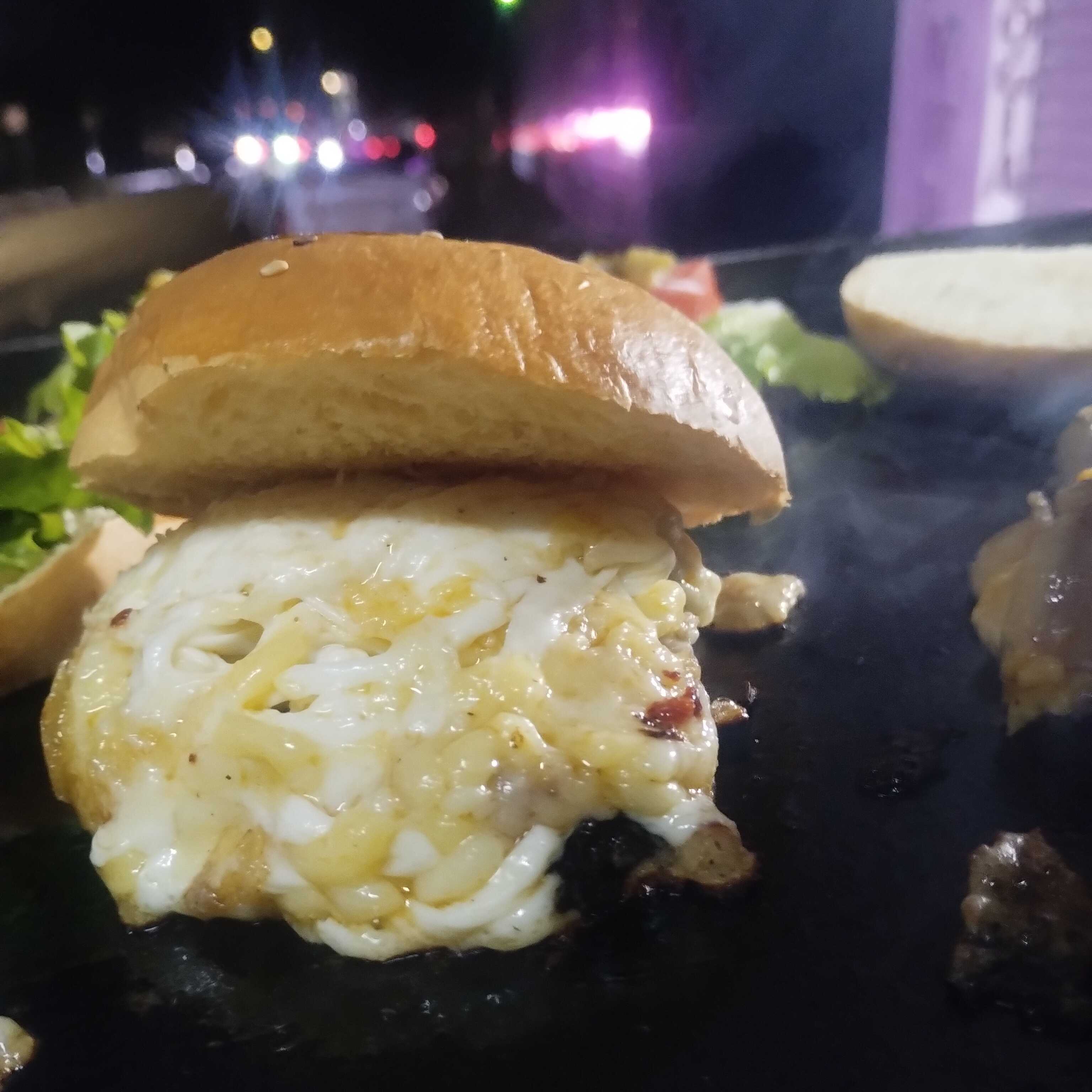 Hamburguesa 3 quesos