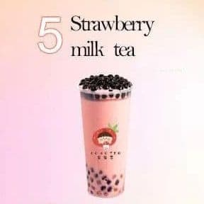 5. Strawberry Milk Tea