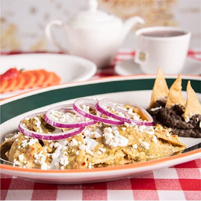 Chilaquiles del Zócalo Verdes (Paquete)