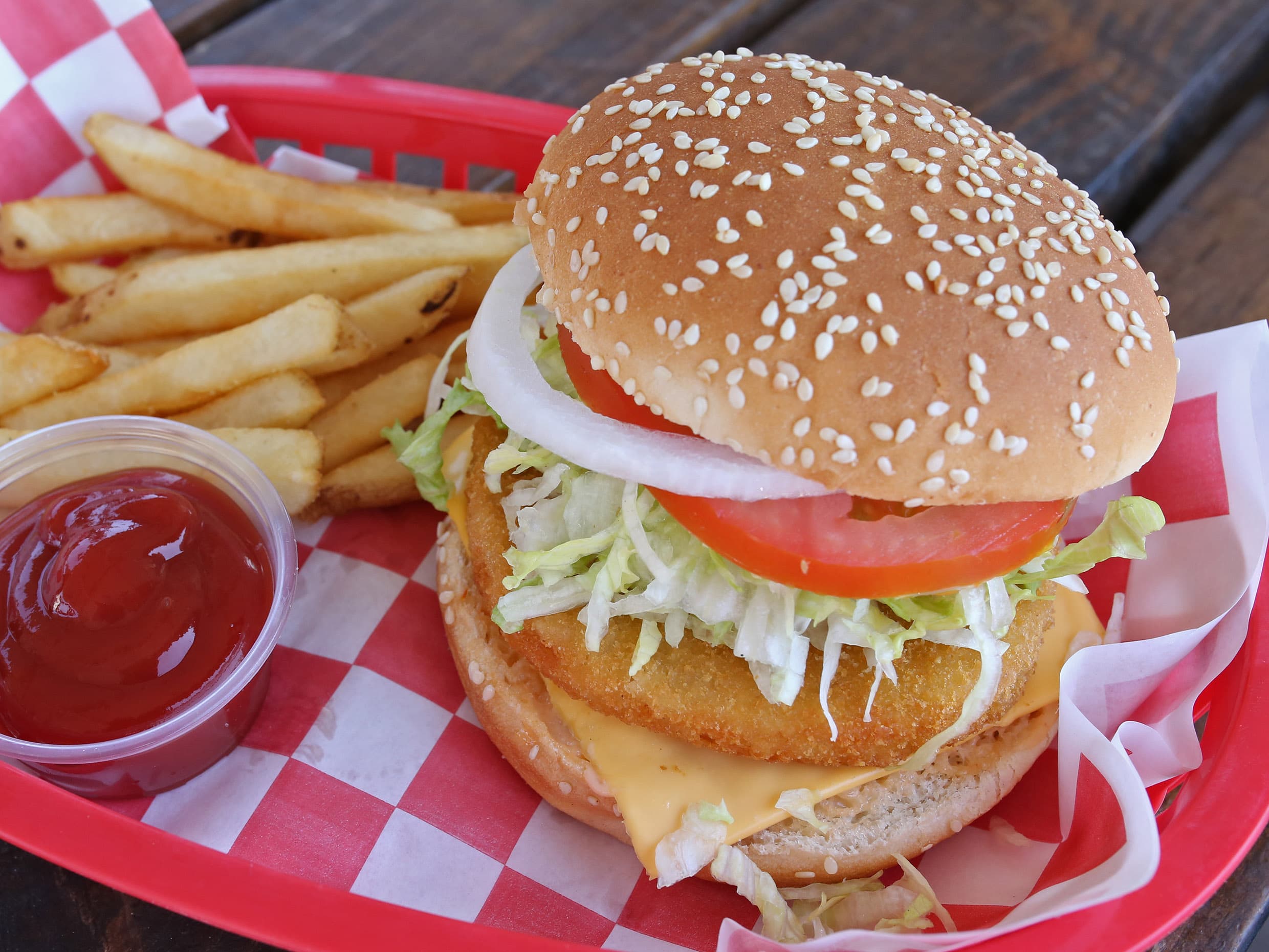 Combo Hamburguesa de Pollo Sencilla