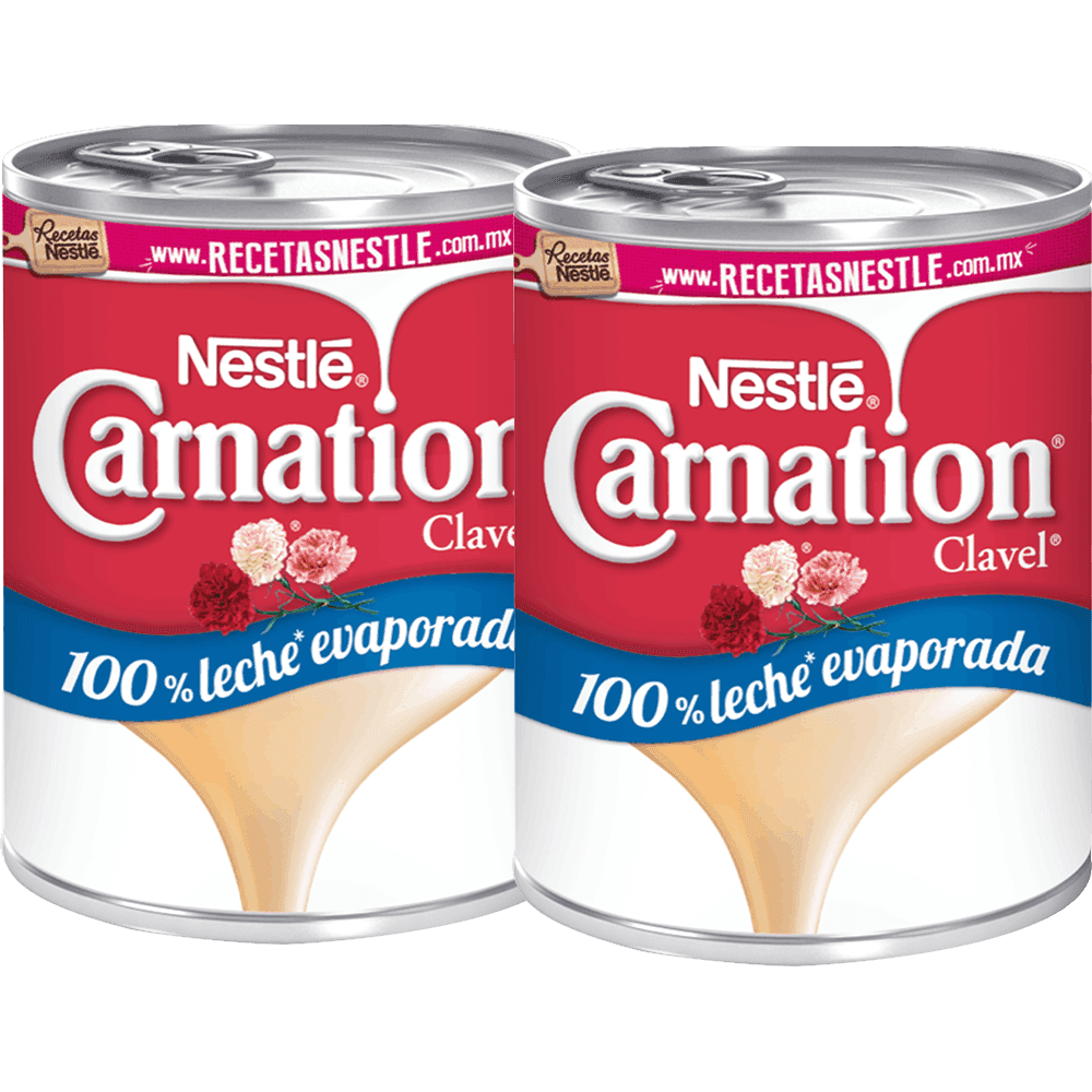 2 CARNATION Leche Evaporada Lata 360g