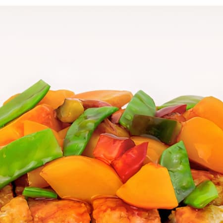 Pollo con Durazno