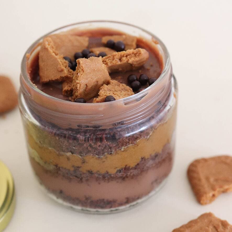 Lotus Cake Jar