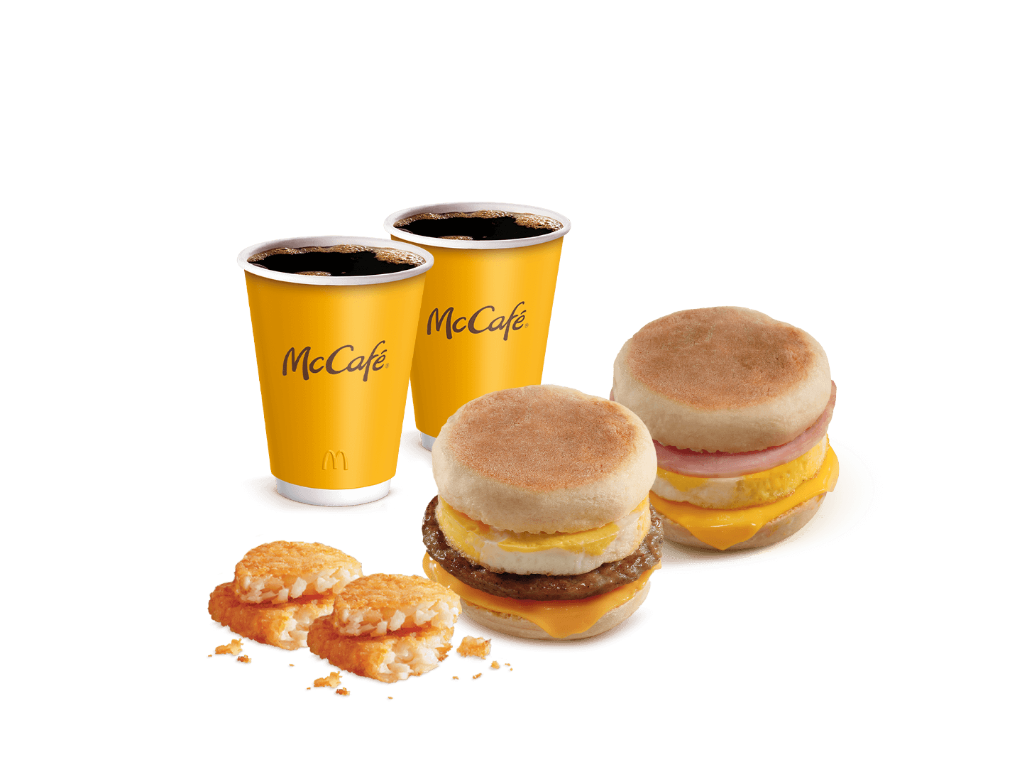 McCombo® Egg McMuffin®  y McCombo® Muffin Salchicha Huevo