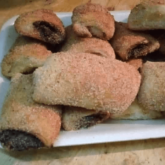 Canelones de Nutella