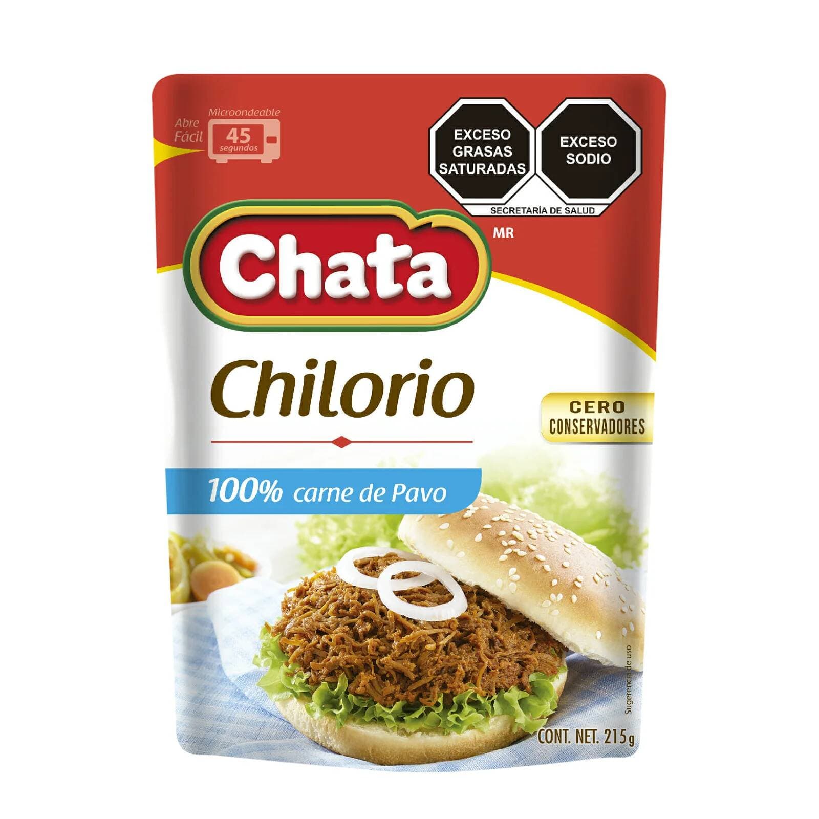 CHATA CHILORIO DE PAVO POUCH 215G