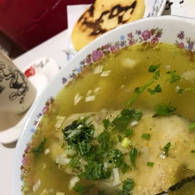 Caldo de Costilla .