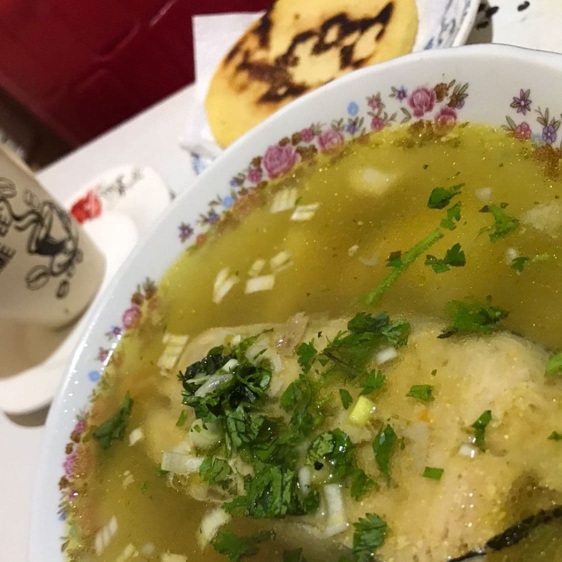 Caldo de Costilla .