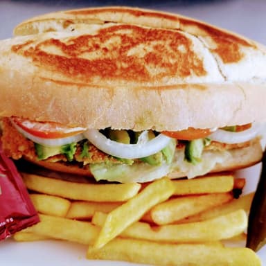 Torta de milanesa de pollo