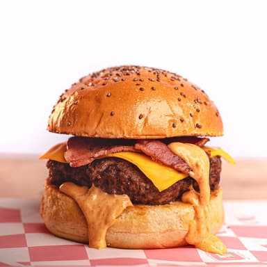 Burger Cheese And Bacon Sencilla