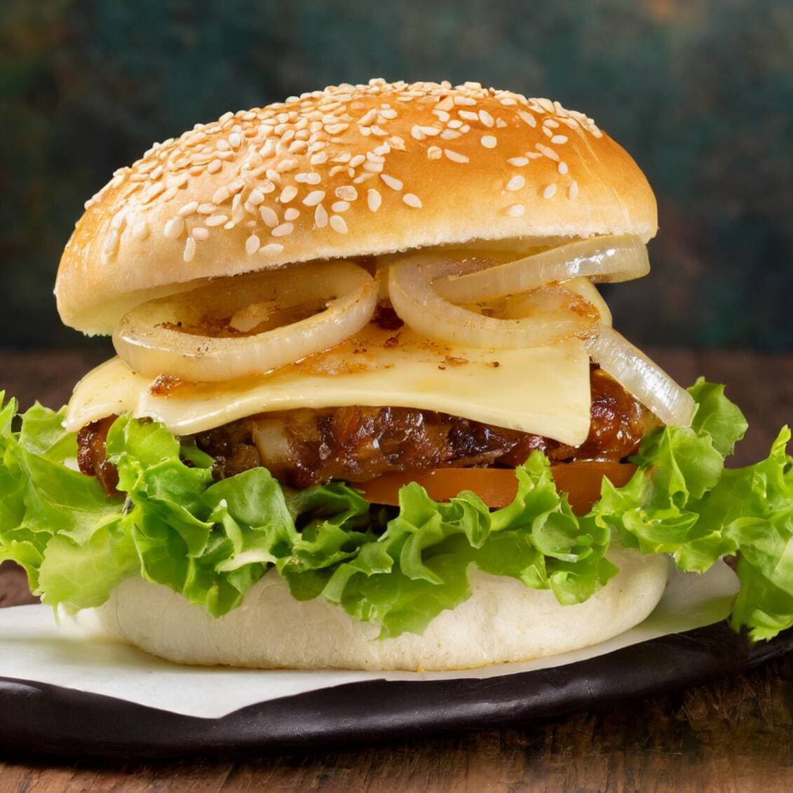 Hamburguesa Clásica(CON PAPAS)