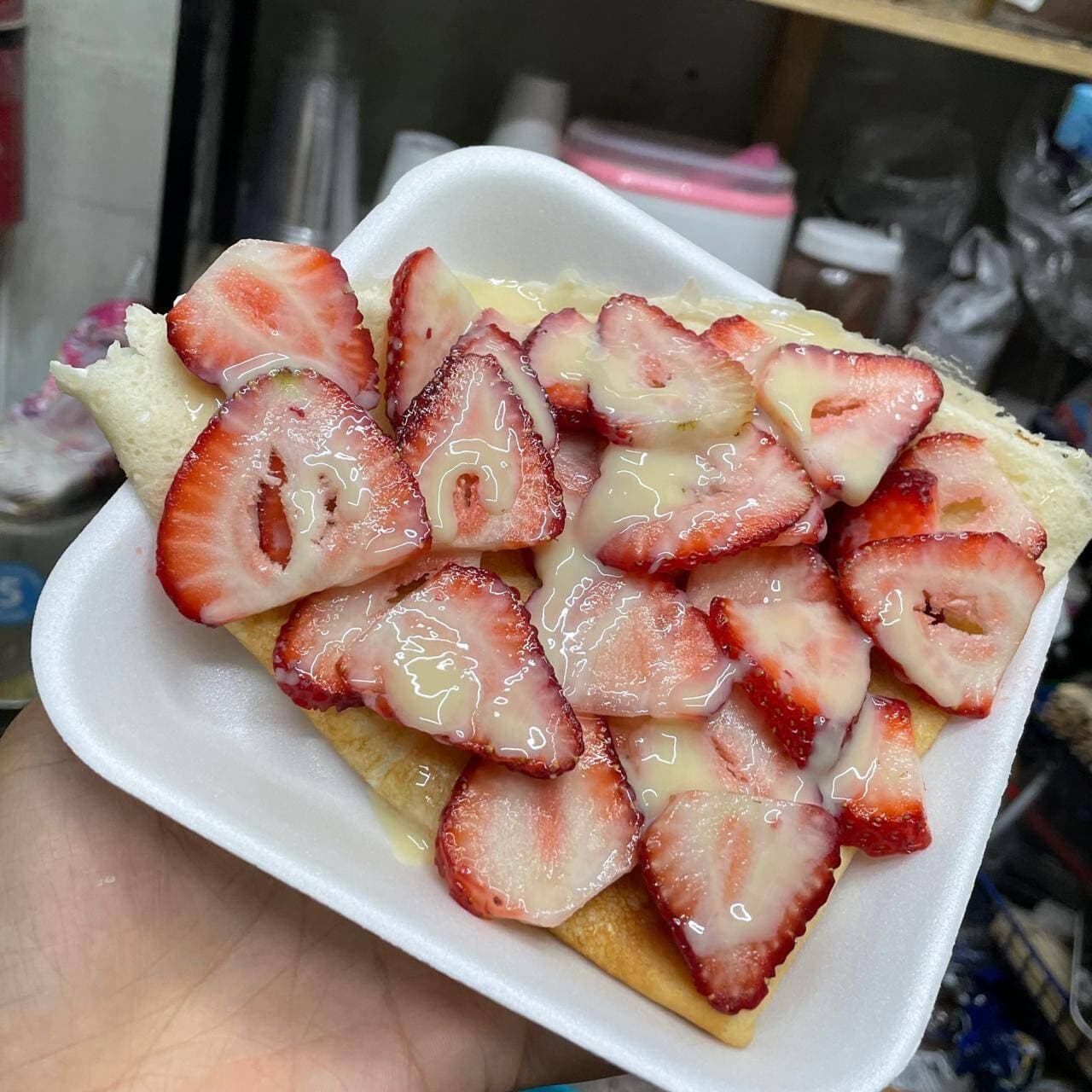 Crepa Philadelphia, Lechera y Fresa