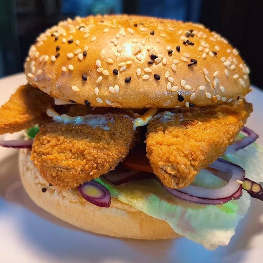 Hamburguesa de Tenders 🍔🍟