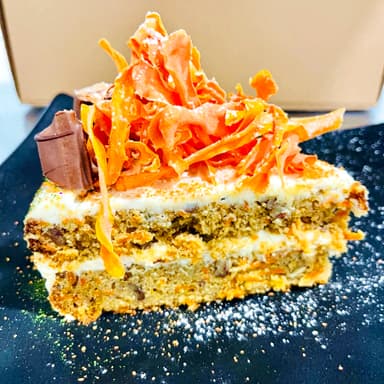 Pastel de Zanahoria Rebanada
