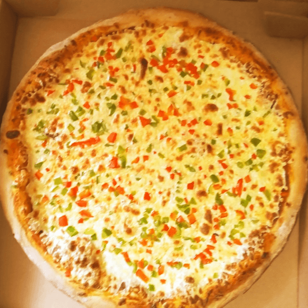 Pizza Grande Artesanal de Pimientos 8 Rebanadas