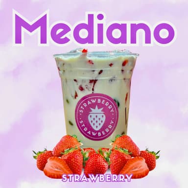 Fresas con Crema Mediano