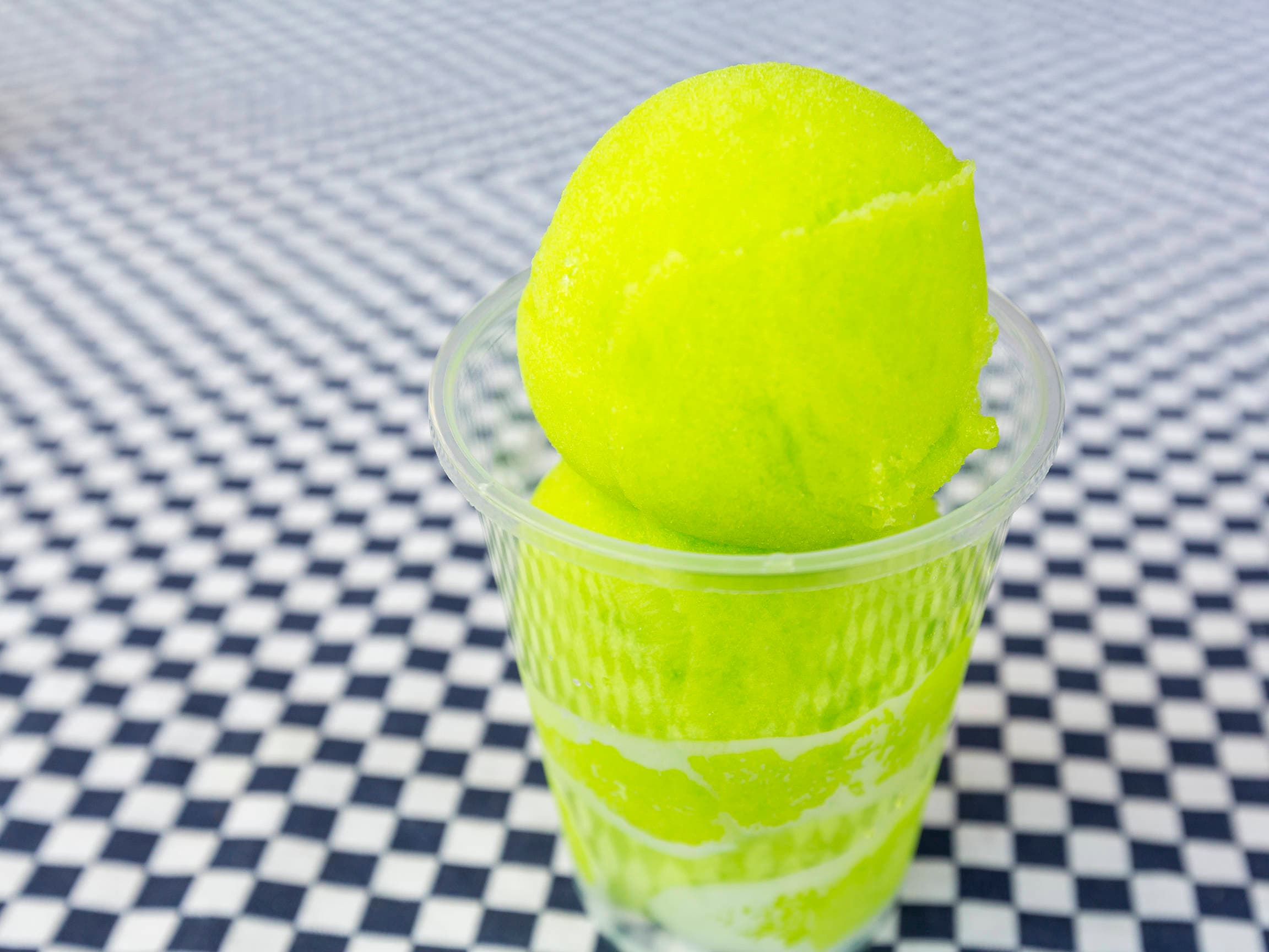 Helado tradicional de agua