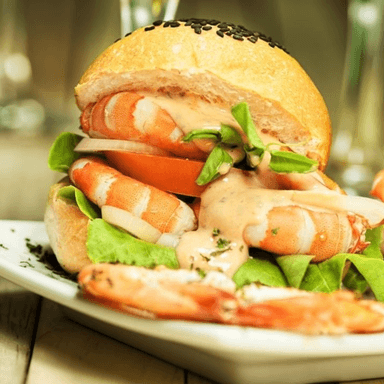 hamburguesa de Camarón