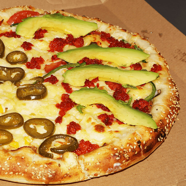Pizza Mediana Con Orilla Rellena