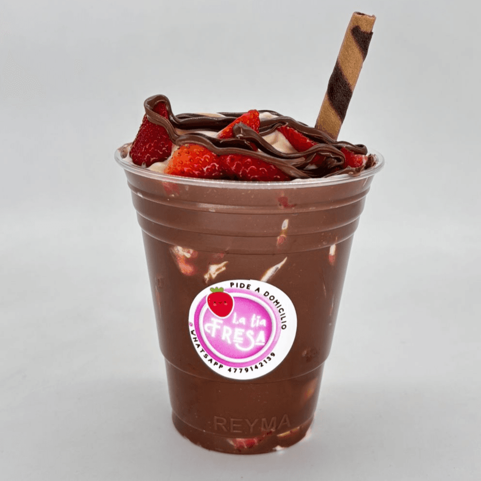 FRESAS CON CREMA CON CHOCOLATE