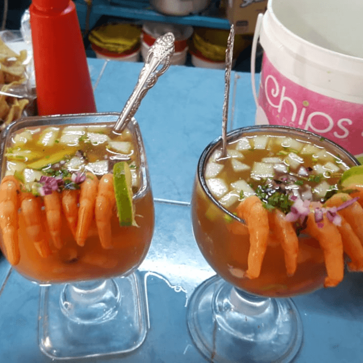 Copa de Camarón y Pulpo Mediano