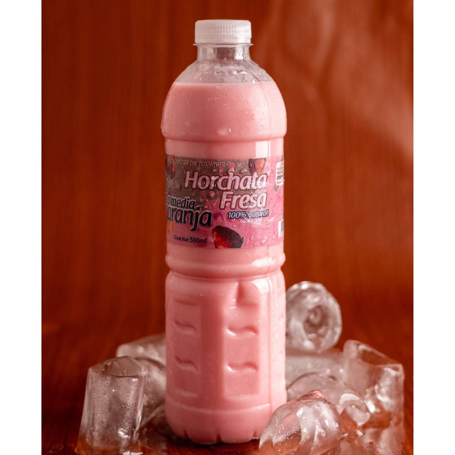 Agua de Fresa-horchata