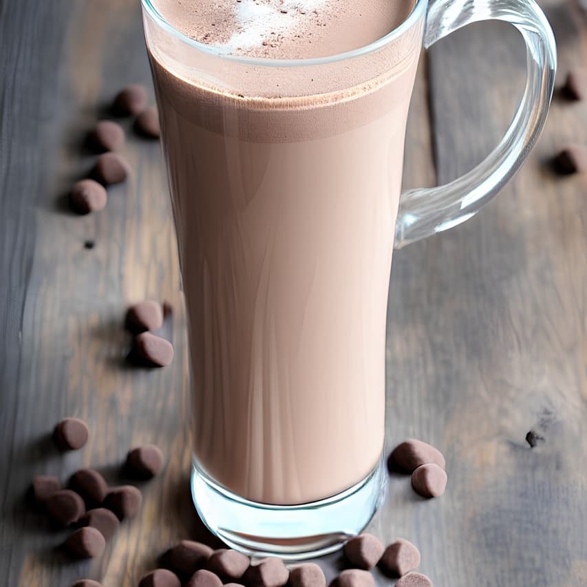 Chocolate con Leche Espumoso Frío 12 oz