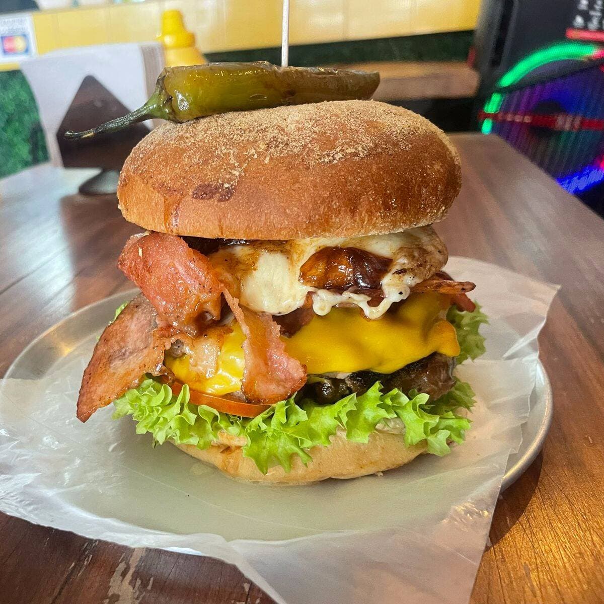 Hamburguesa Bacon Doble