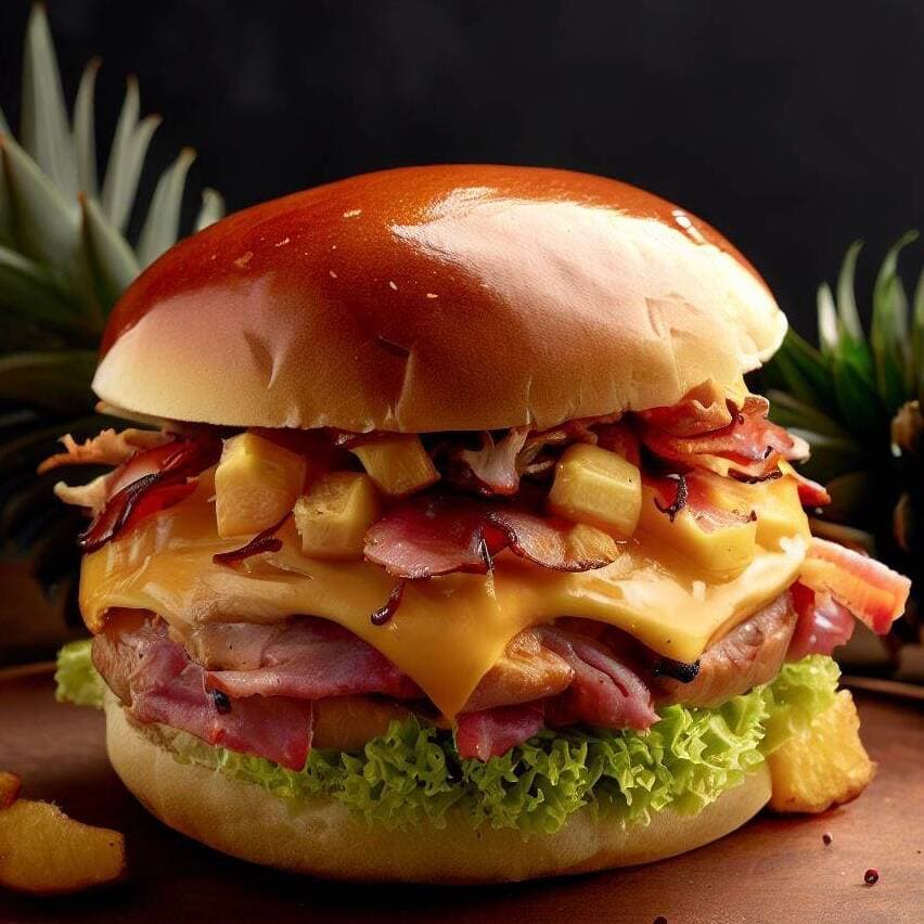 Hamburguesa Hawaiian Tropic 90 g