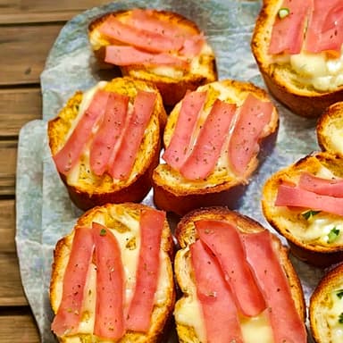 Pan al Ajo con Jamon 5und