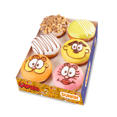 Donut x6 prem Garfield
