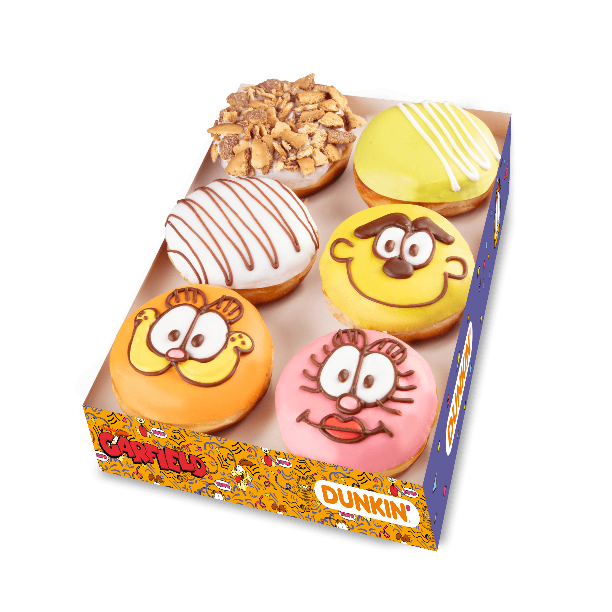 Donut x6 prem Garfield