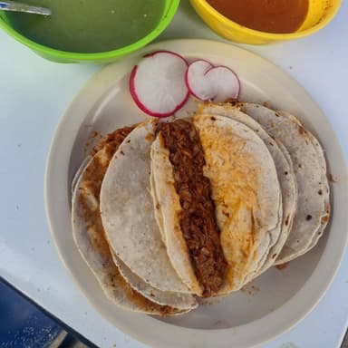 Taco Blandito de Barbacoa