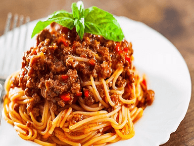 Espagueti a la Bolognesa