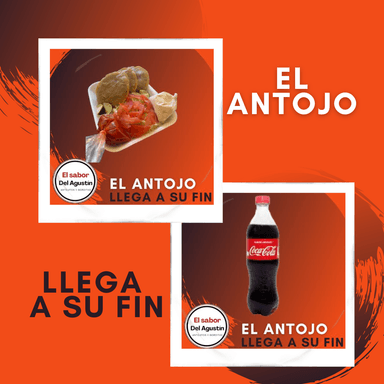 COMBO LAS DORADAS DEL AGUSTÍN + COCA COLA