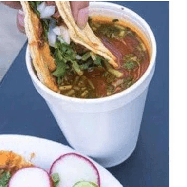 Litro de birria con 250 gr de carne