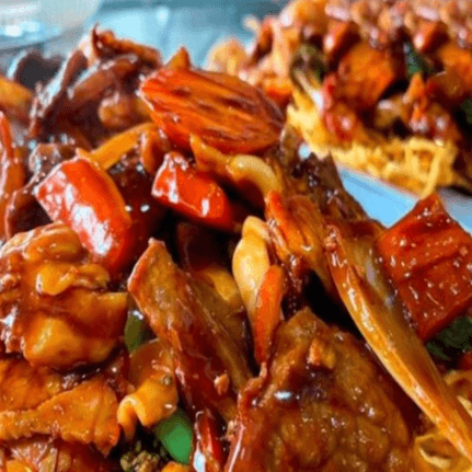 Carne de Res en Salsa de Ostras