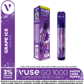 Vuse go 1000 grape ice v-pro 34 mg/ml