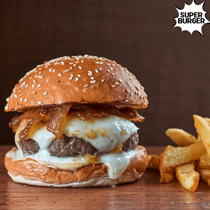 Mozzarella Burger.