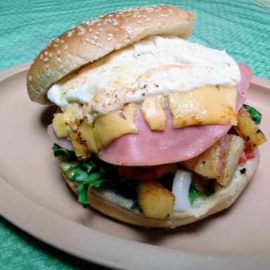 Hamburguesa Hawaiana