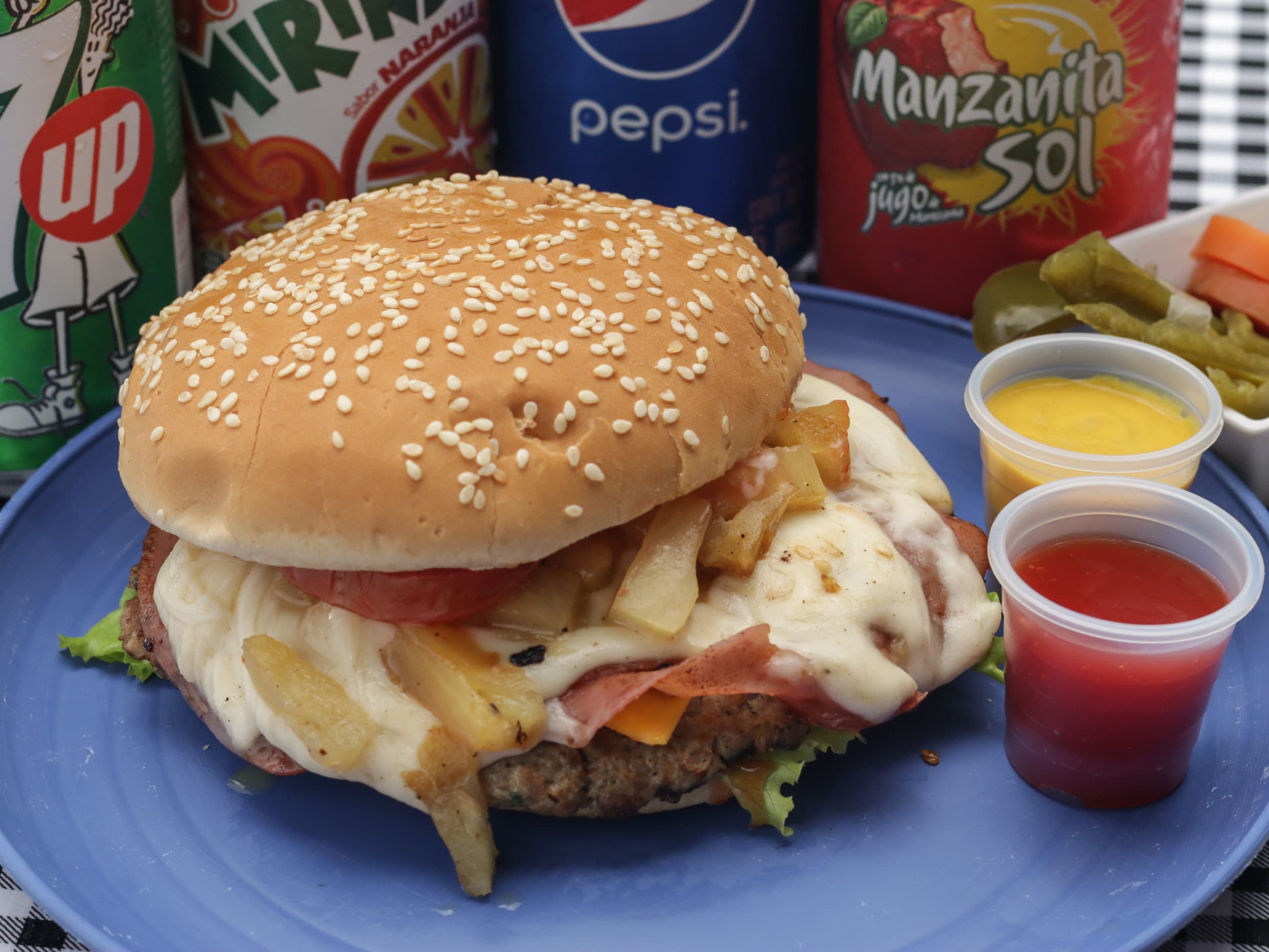 Hamburguesa Hawaiana