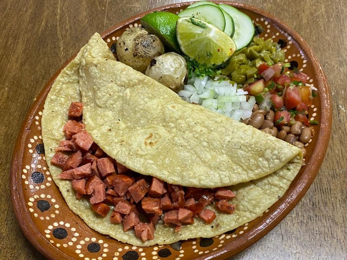 Quesadilla de Maíz de Chorizo