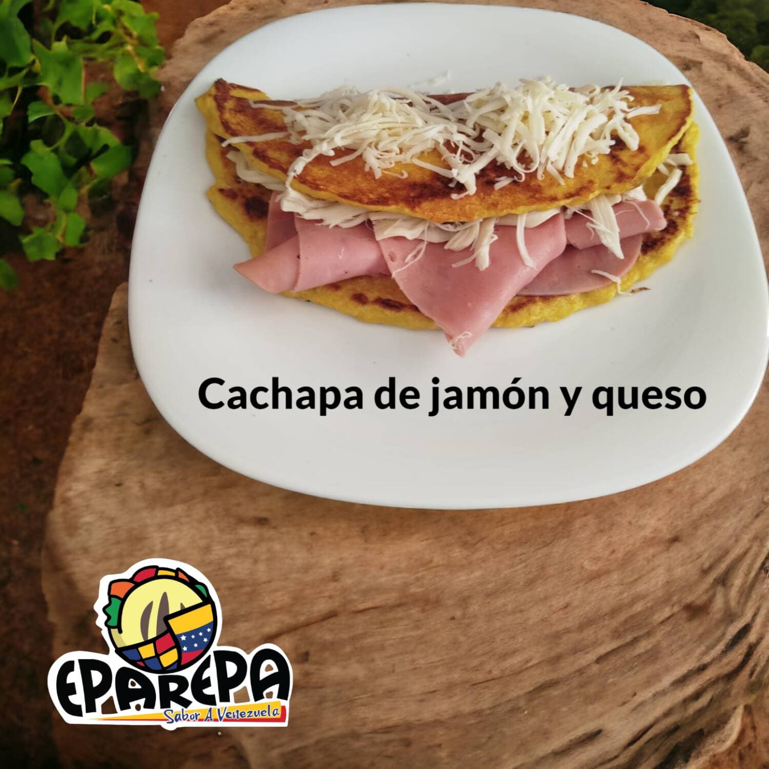 Cachapa de Jamón y Quesillo