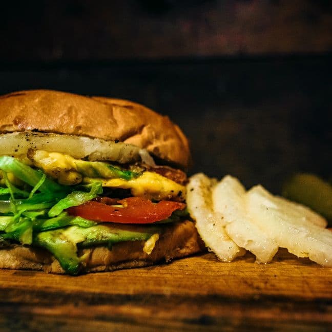 Burger Aros de Cebolla 🍔