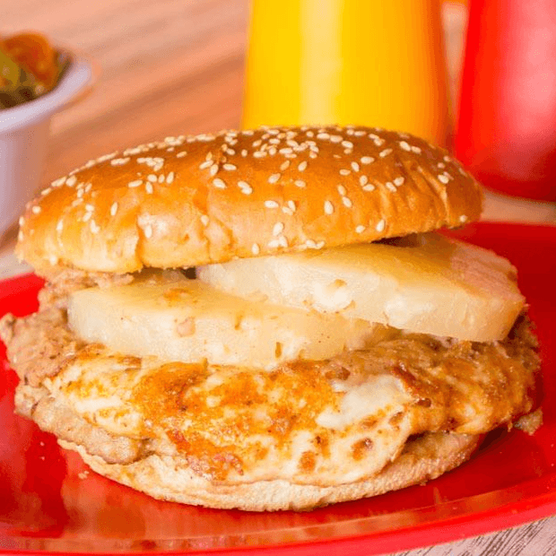 Hamburguesa "HAWAIANA"