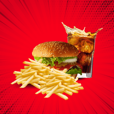 COMBO 🍔 Doble A Elegir + 130gr. 🍟+ 🥤