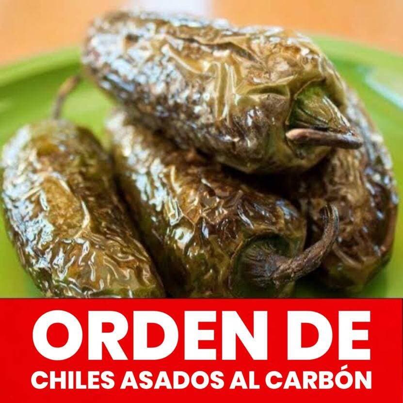 CHILES JALAPEÑOS ASADOS AL CARBÓN
